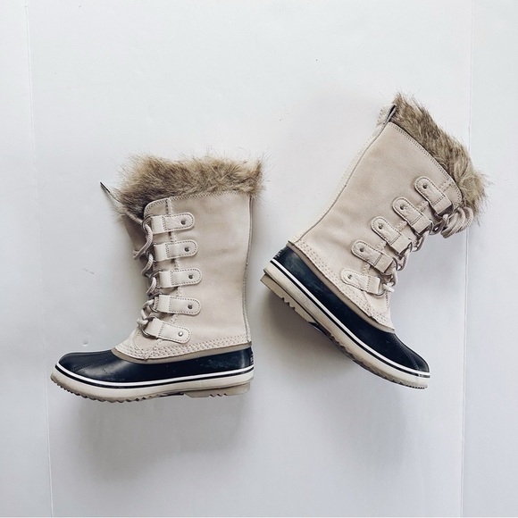 Sorel Joan of Arctic Waterproof Boots Fawn/Omega Taupe 1 - Picture 9 of 16